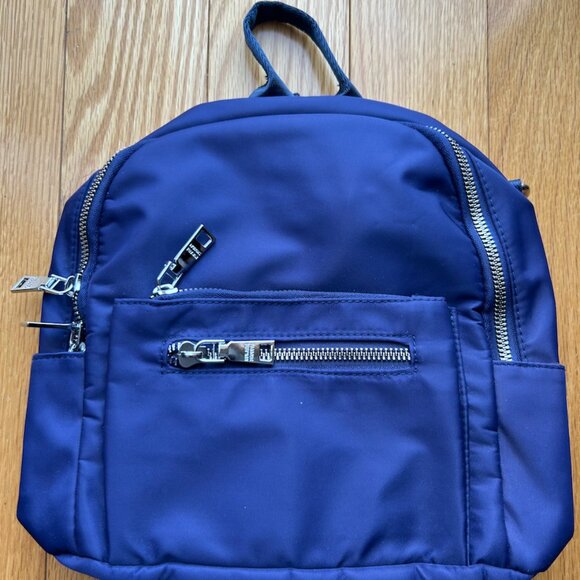 Navy Blue Mini Backpack/Shoulder Bag - Picture 1 of 6